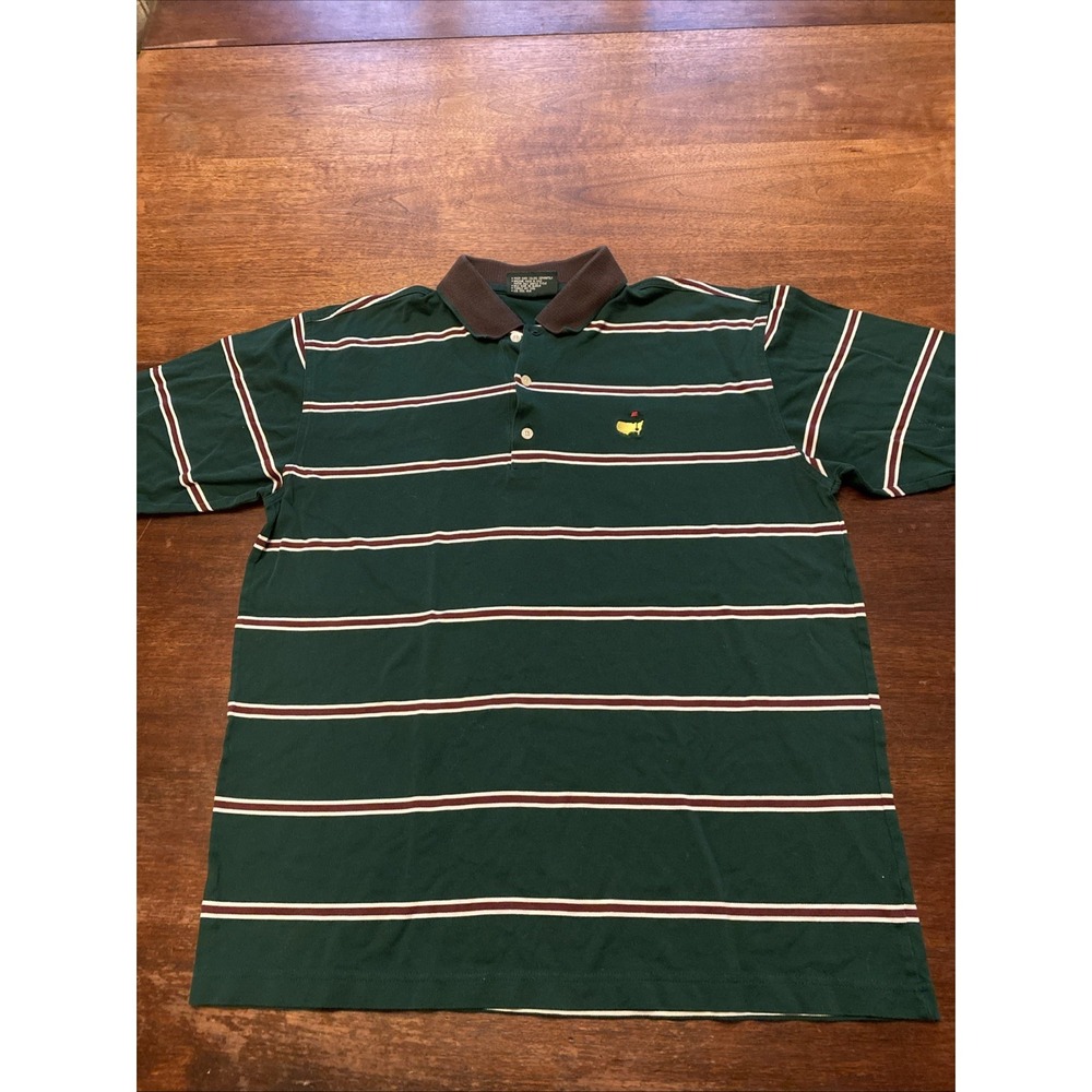 MASTERS Collection Polo Shirt Mens M 2 Ply Mercerized‎ 100% Cotton Hong Kong